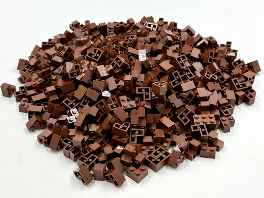 LEGO Pack of 200x New Reddish Brown Brick 2 x 2 Corner  BULK BRICKS