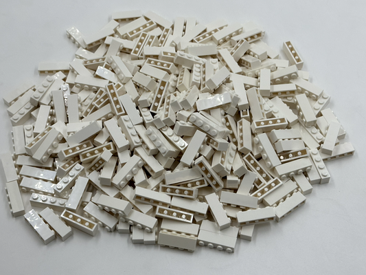 LEGO Pack of 200x New White Brick 1 x 4 BULK BRICKS