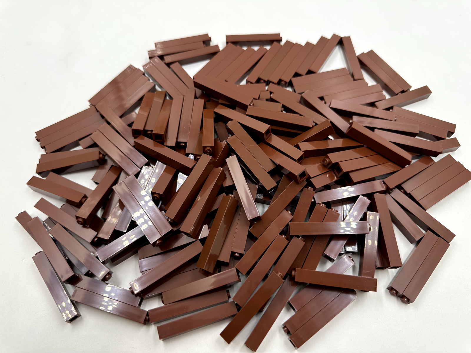 LEGO Pack of 200x New Reddish Brown Brick 1 x 1 x 5 BULK BRICKS