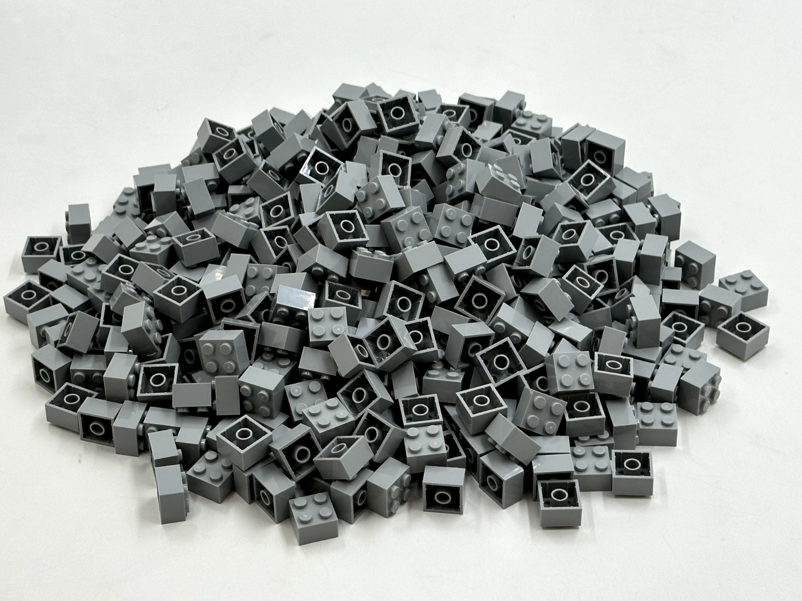 LEGO Pack of 100x New Light Bluish Gray Brick 2 x 2  BULK BRICKS