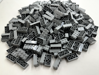 LEGO Pack of 200x New Light Bluish Gray Brick 2 x 4  BULK BRICKS
