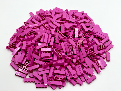 LEGO Pack of 200x New Dark Pink Brick 1 x 4 BULK BRICKS