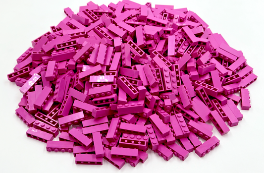 LEGO Pack of 100x New Dark Pink Brick 1 x 4 BULK BRICKS