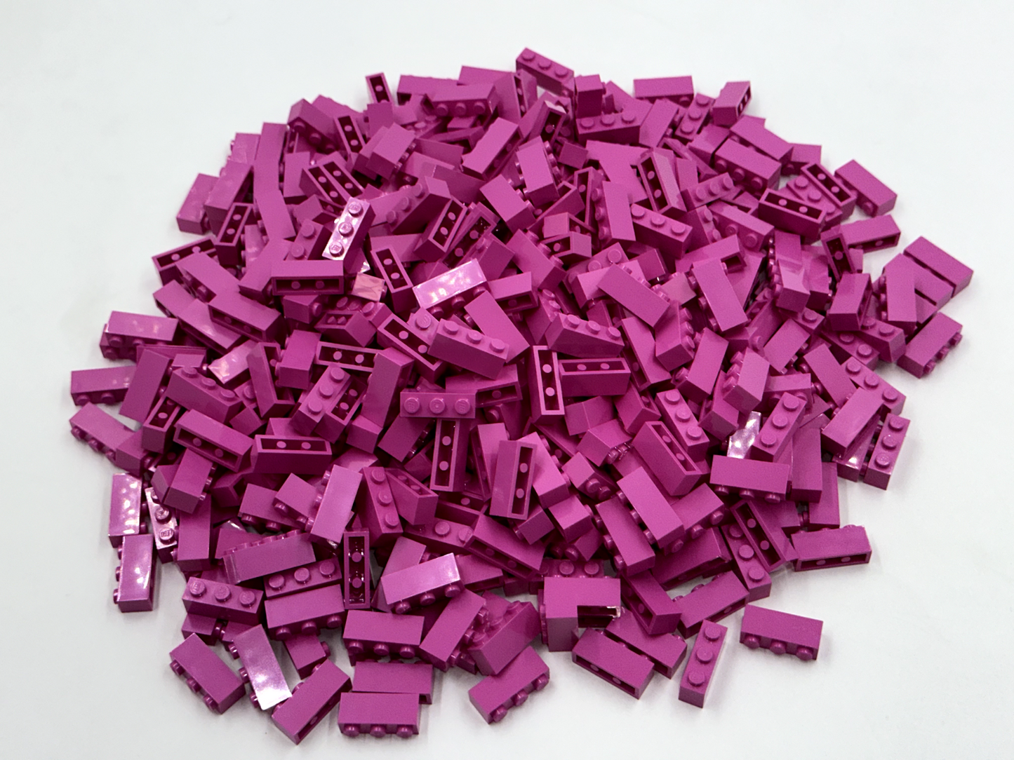 LEGO Pack of 200x New Dark Pink Brick 1 x 3 BULK BRICKS