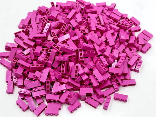 LEGO Pack of 200x New Dark Pink Brick 1 x 3 BULK BRICKS
