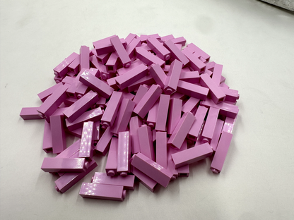 LEGO Pack of 100x New Bright Pink Brick 1 x 1 x 3 BULK BRICKS