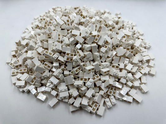 LEGO Pack of 200x New White Brick 1 x 2 BULK BRICKS