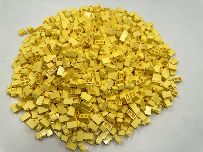 LEGO Pack of 100x New Bright Light Yellow Brick 1 x 2 BULK BRICKS