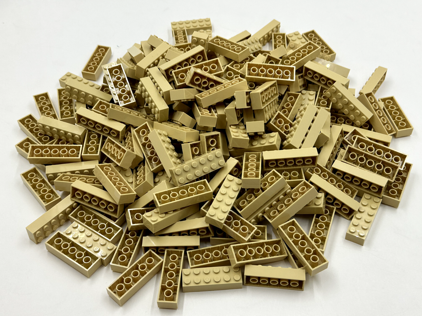 LEGO Pack of 100x New Tan Brick 2 x 6  BULK BRICKS