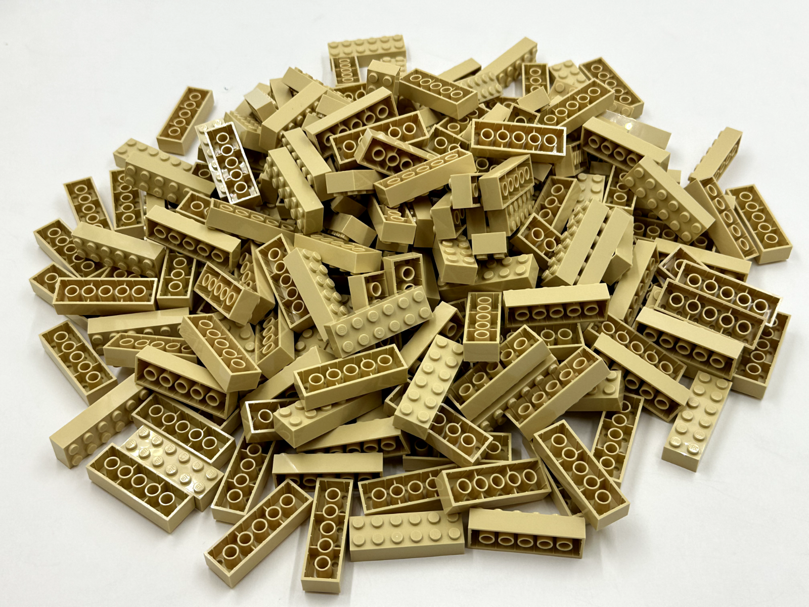 LEGO Pack of 100x New Tan Brick 2 x 6  BULK BRICKS