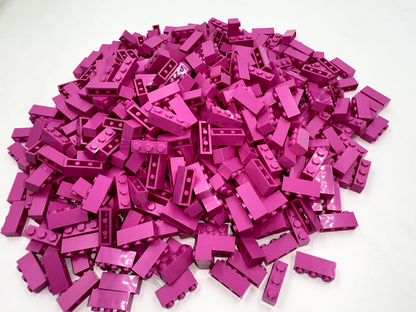 LEGO Pack of 100x New Dark Pink Brick 1 x 3 BULK BRICKS