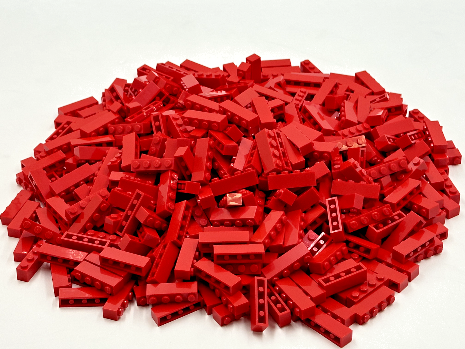 LEGO Pack of 200x New Red Brick 1 x 4 BULK BRICKS