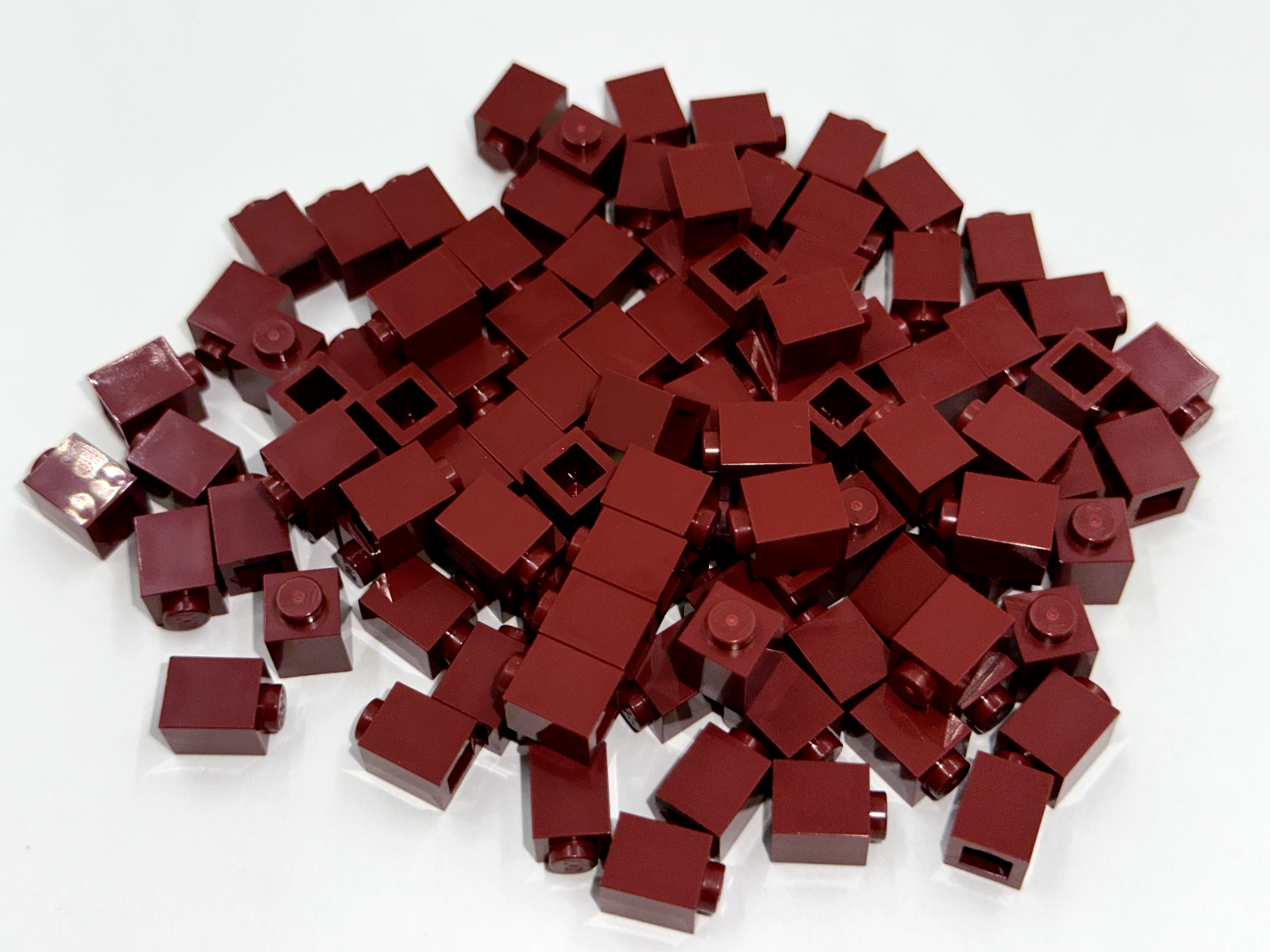 LEGO Pack of 100x New Dark Red Brick 1 x 1  BULK BRICKS