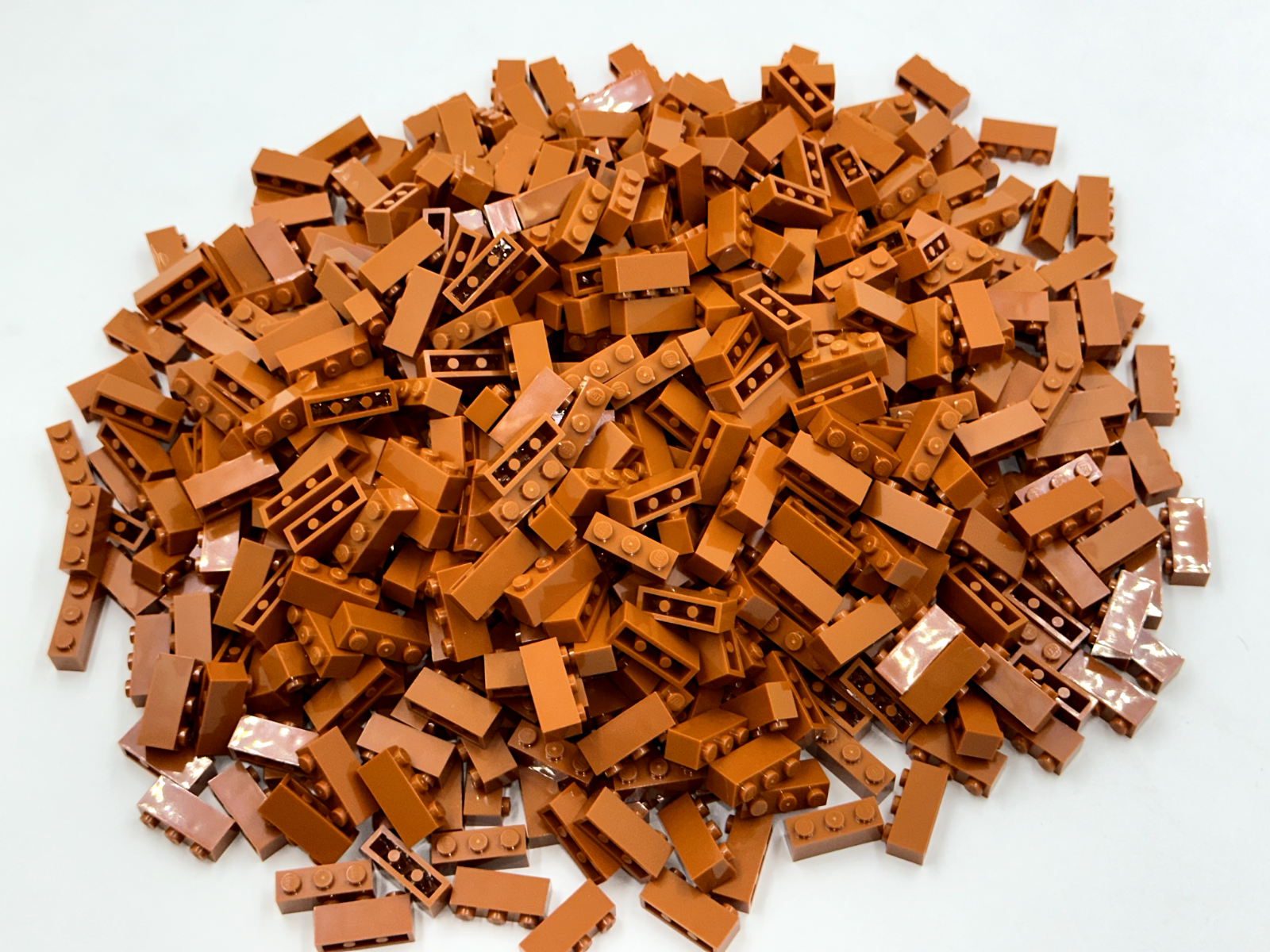 LEGO Pack of 100x New Dark Orange Brick 1 x 3 BULK BRICKS
