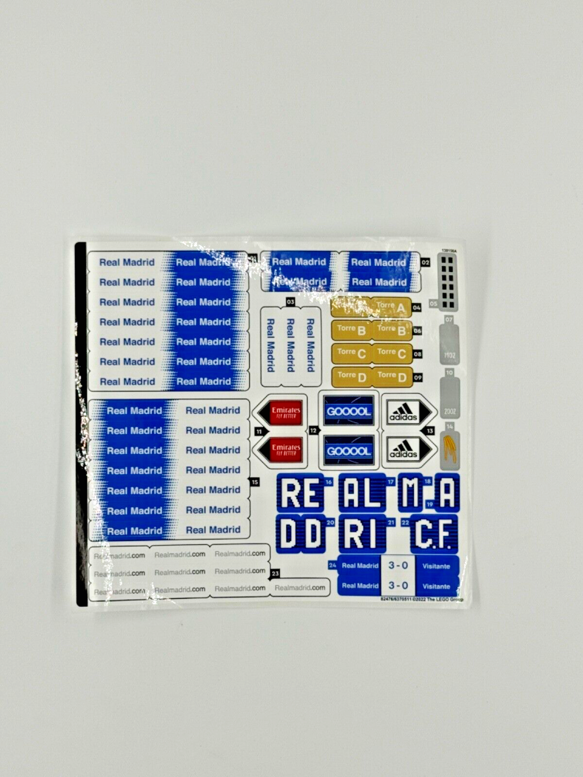 INSTRUCTIONS  + STICKER - LEGO Real Madrid – Santiago Bernabéu Stadium (10299)