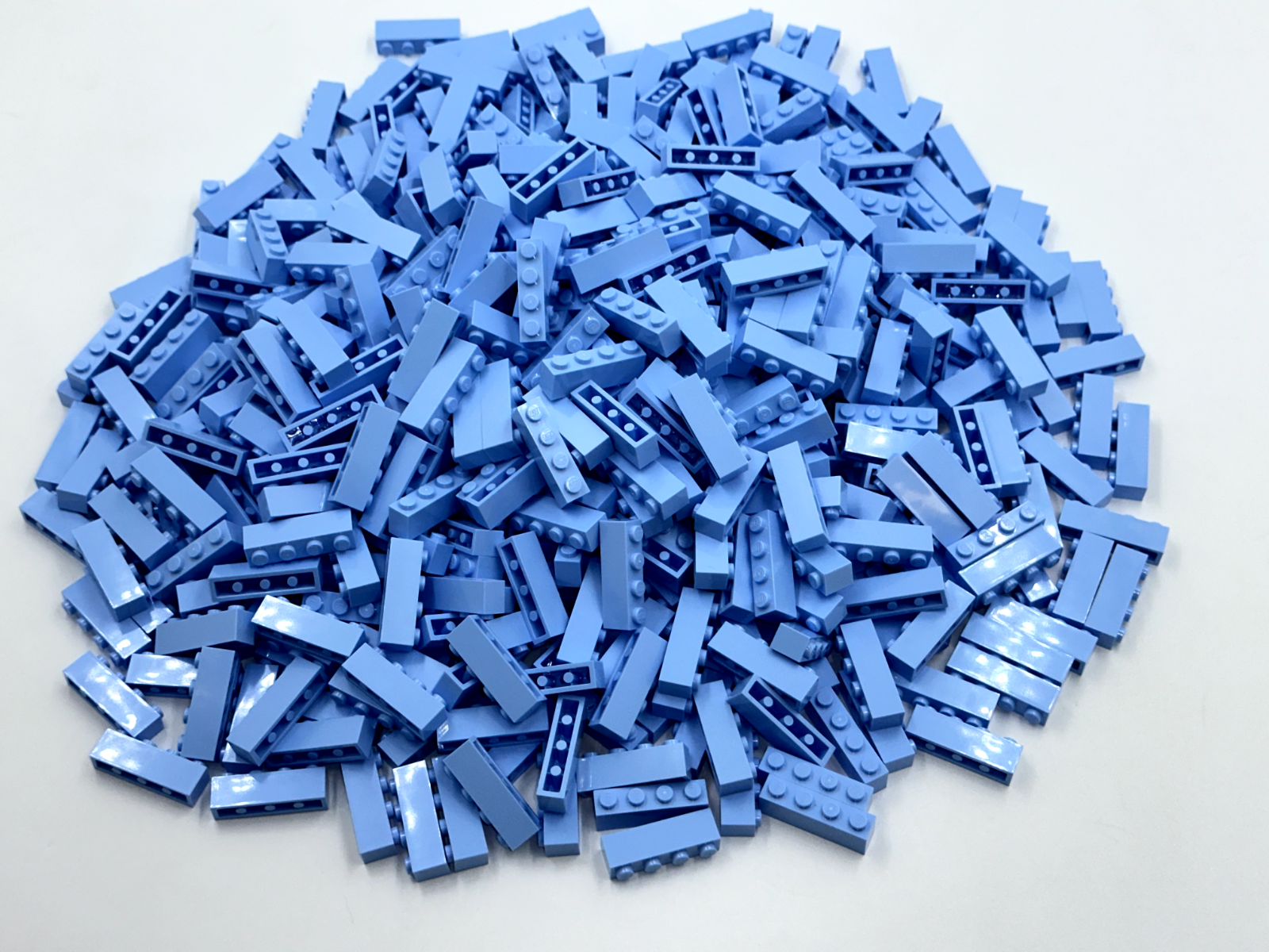 LEGO Pack of 200x New Bright Light Blue Brick 1 x 4 BULK BRICKS