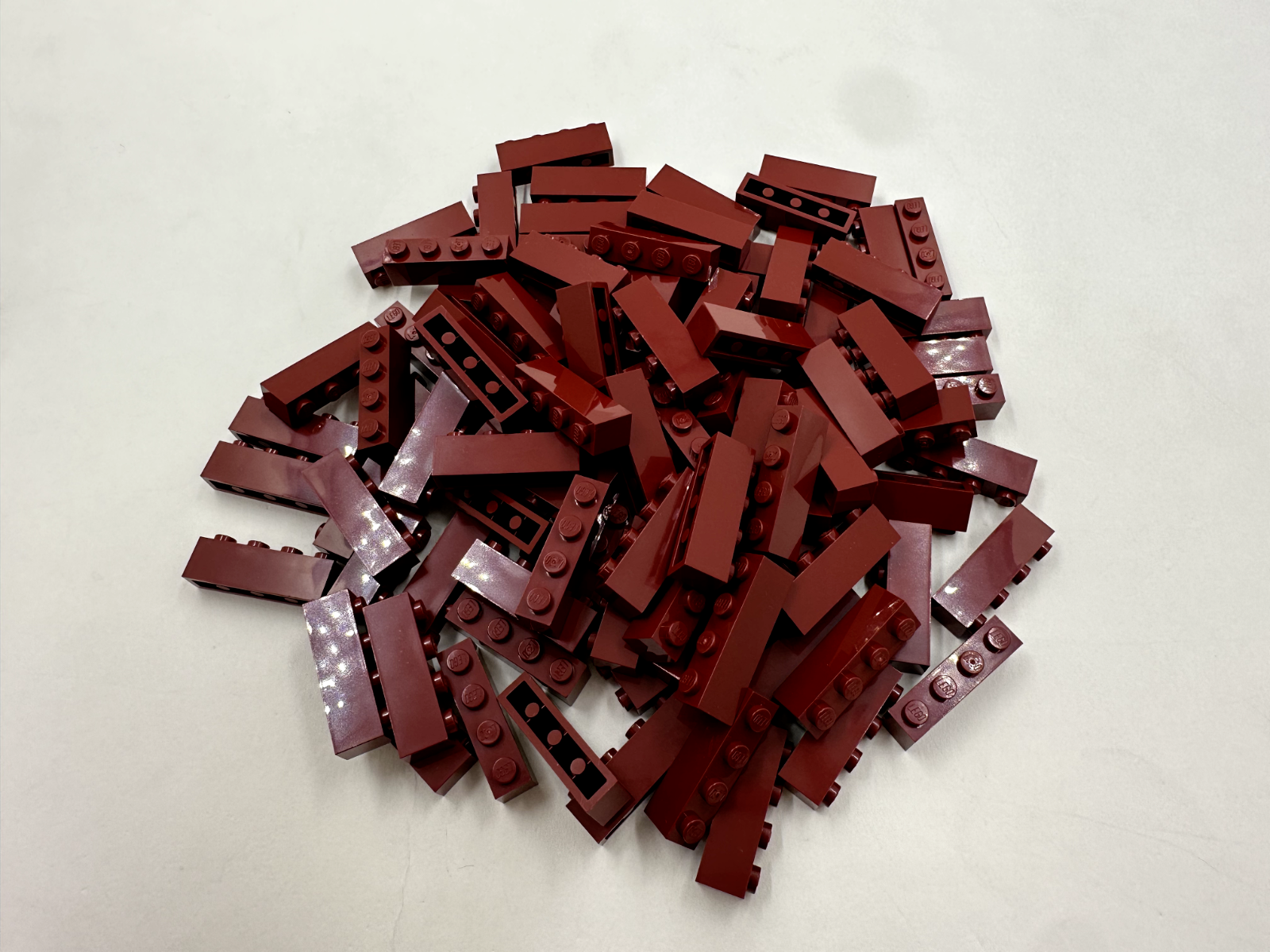 LEGO Pack of 200x New Dark Red Brick 1 x 4 BULK BRICKS