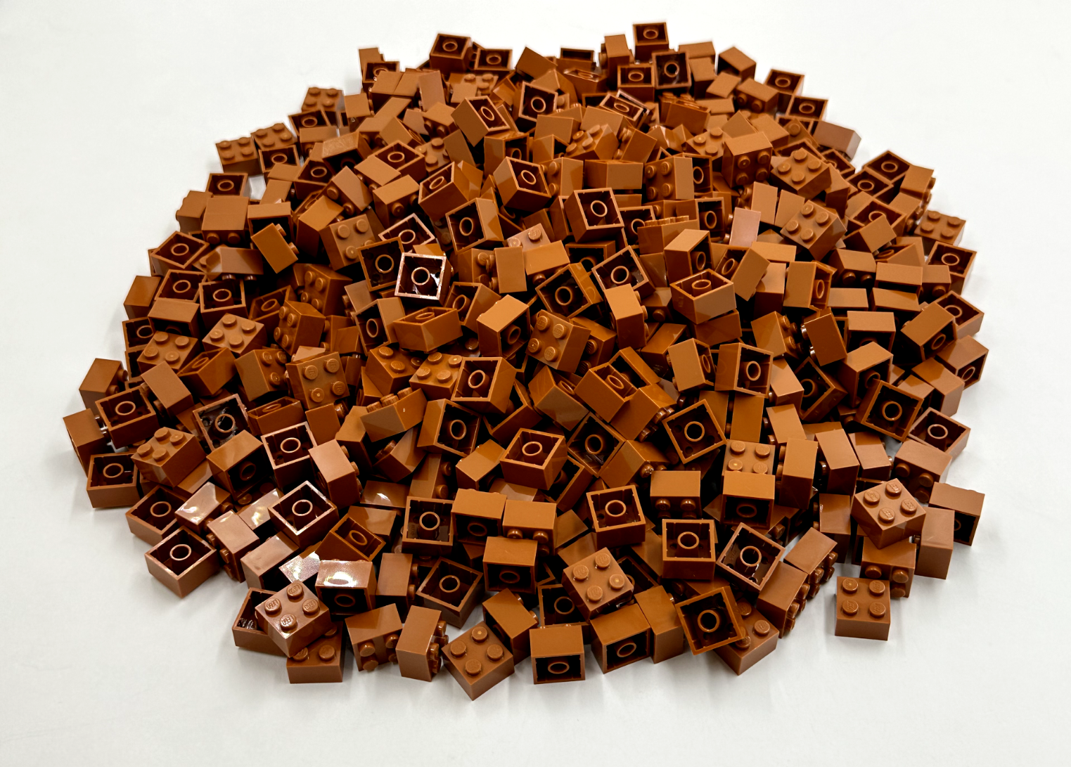 LEGO Pack of 200x New Dark Orange Brick 2 x 2  BULK BRICKS