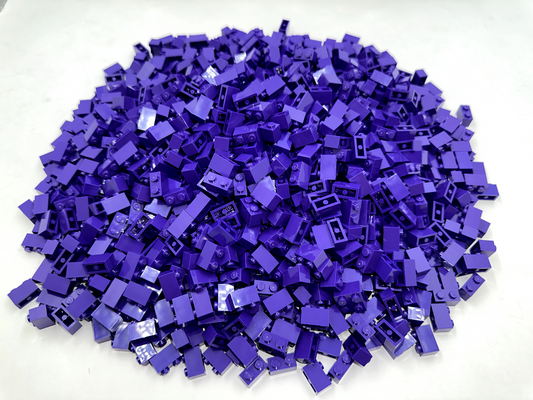 LEGO Pack of 200x New Dark Purple Brick 1 x 2 BULK BRICKS