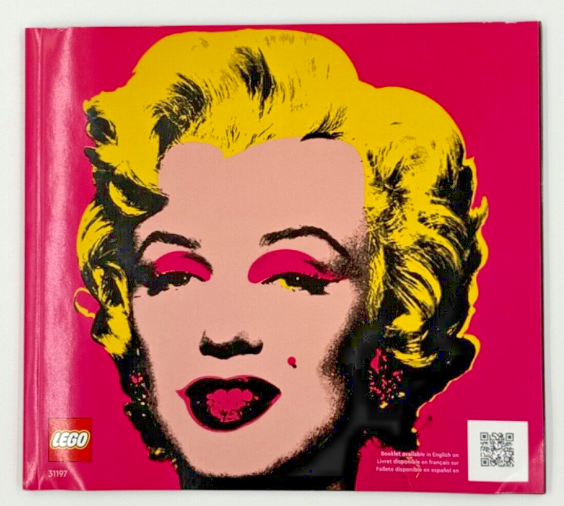 INSTRUCTIONS ONLY - LEGO Art: Andy Warhol's Marilyn Monroe (31197)