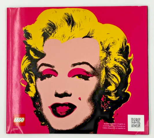 INSTRUCTIONS ONLY - LEGO Art: Andy Warhol's Marilyn Monroe (31197)