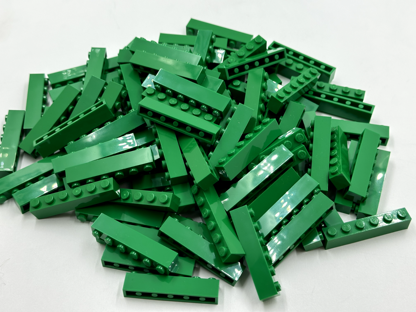 LEGO Pack of 200x New Green Brick 1 x 6 BULK BRICKS