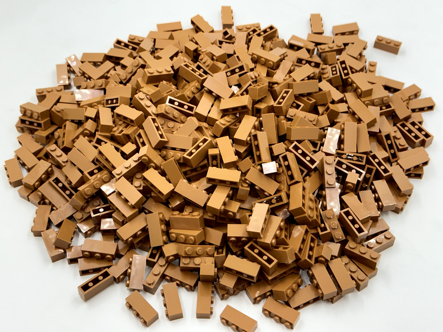 LEGO Pack of 200x New Medium Nougat Brick 1 x 3 BULK BRICKS