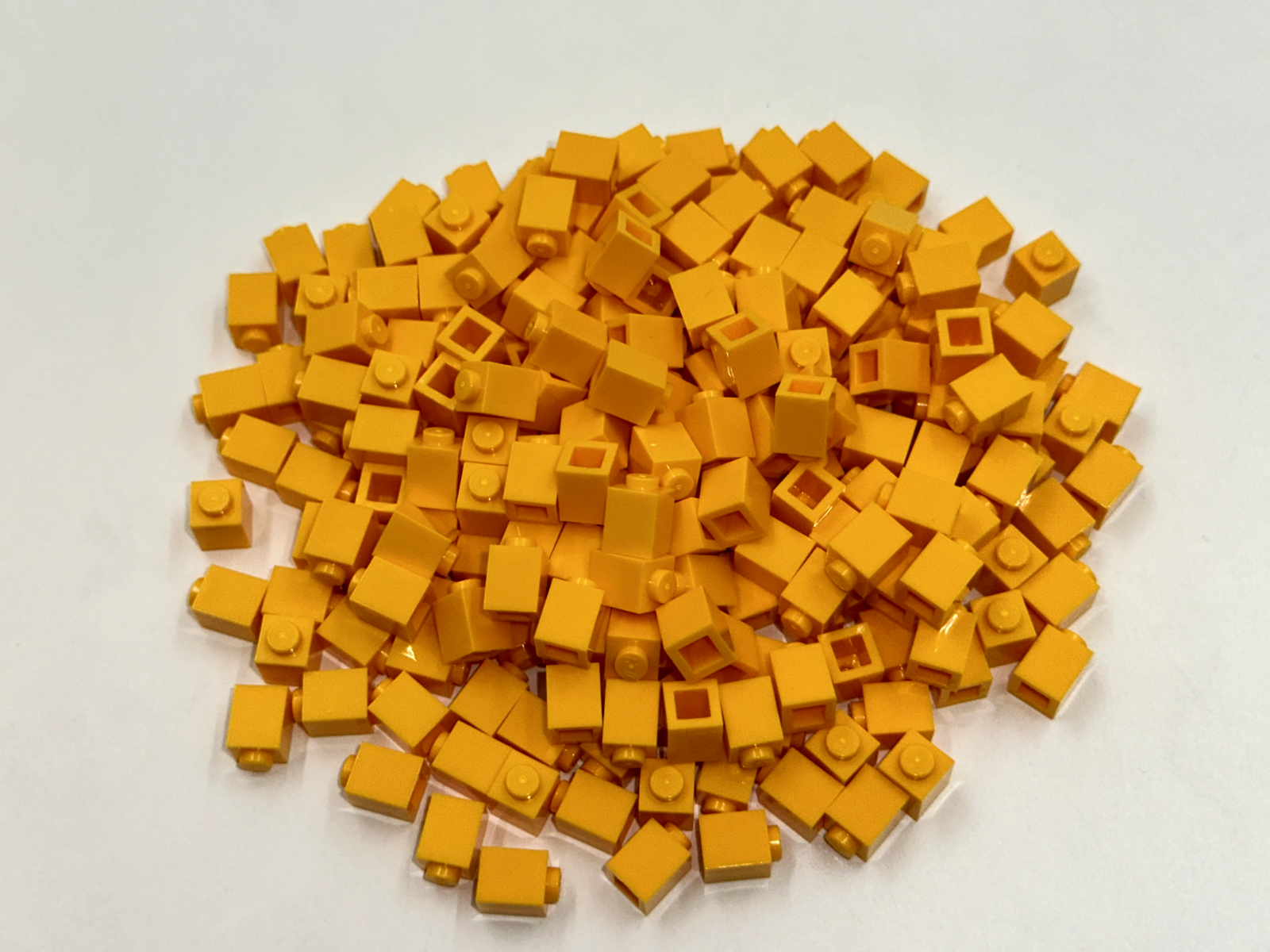 LEGO Pack of 100x New Bright Light Orange Brick 1 x 1  BULK BRICKS