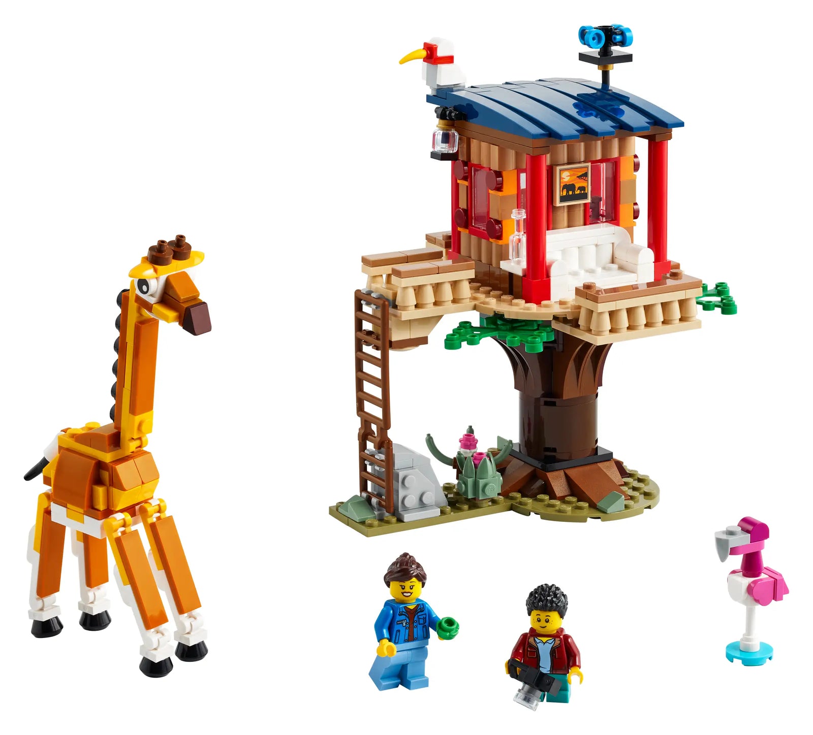 LEGO Creator 3 in 1 Safari Wildlife Tree House 31116 (397 Piece) (Discontinued)
