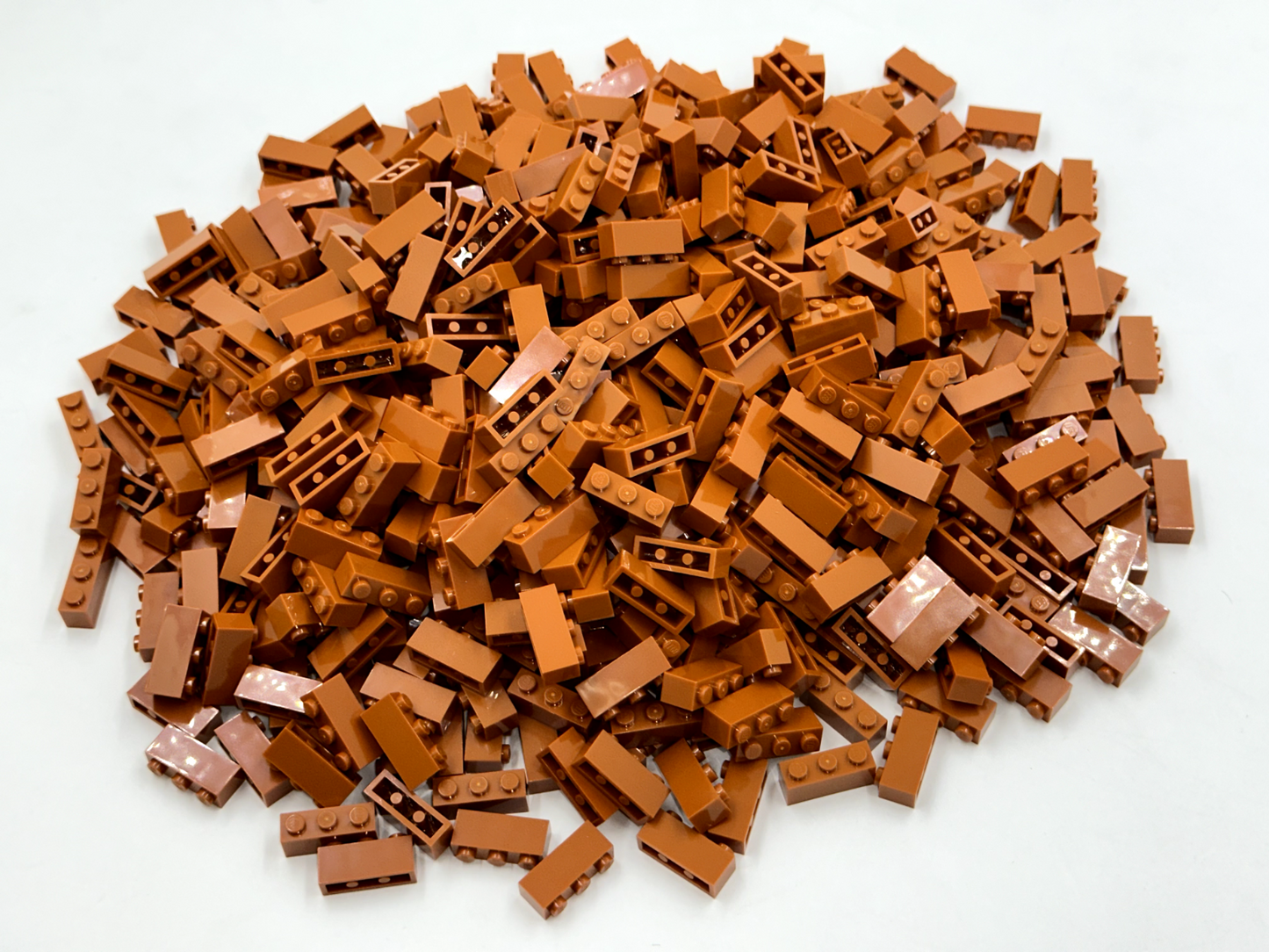 LEGO Pack of 100x New Dark Orange Brick 1 x 3 BULK BRICKS