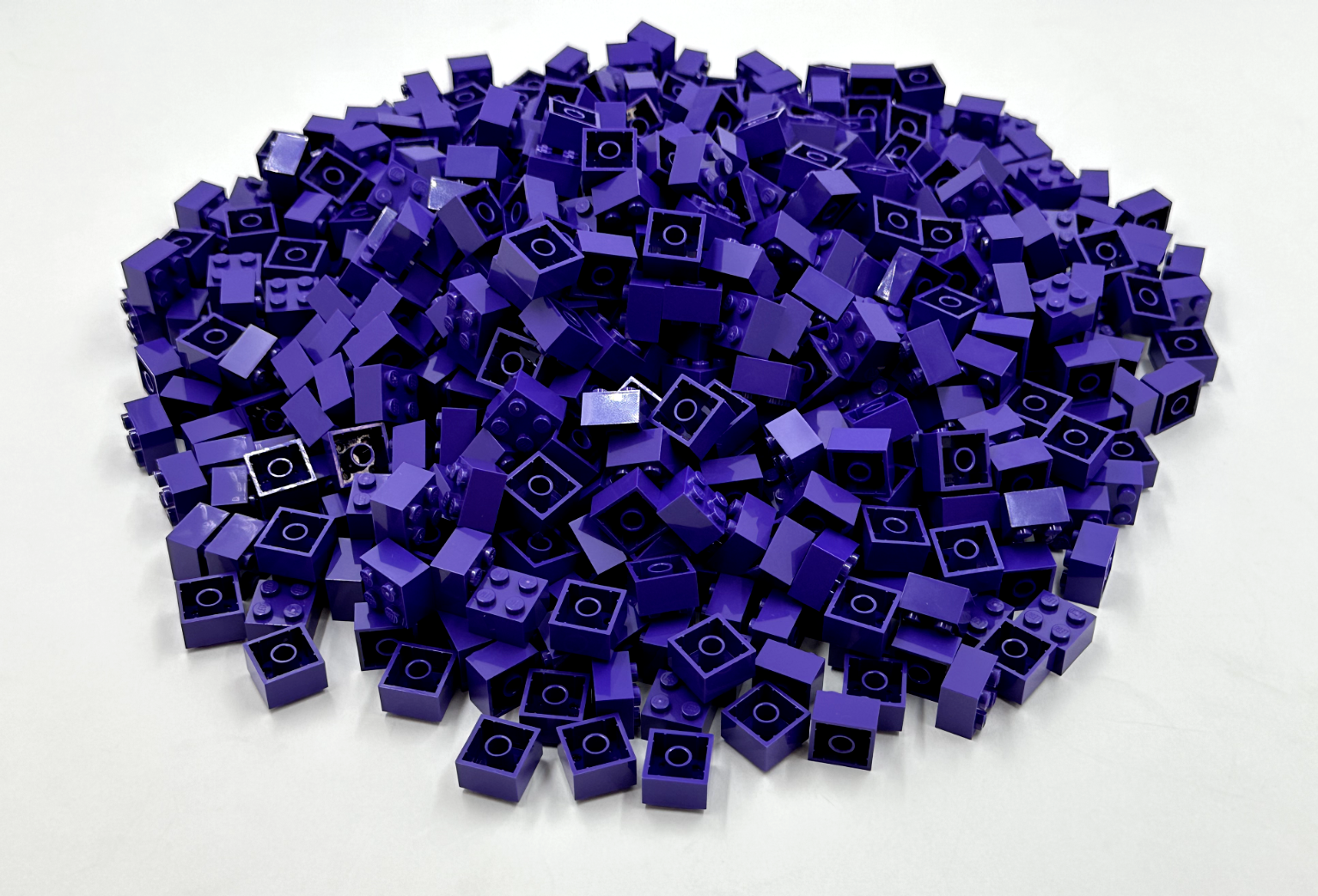LEGO Pack of 100x New Dark Purple Brick 2 x 2  BULK BRICKS