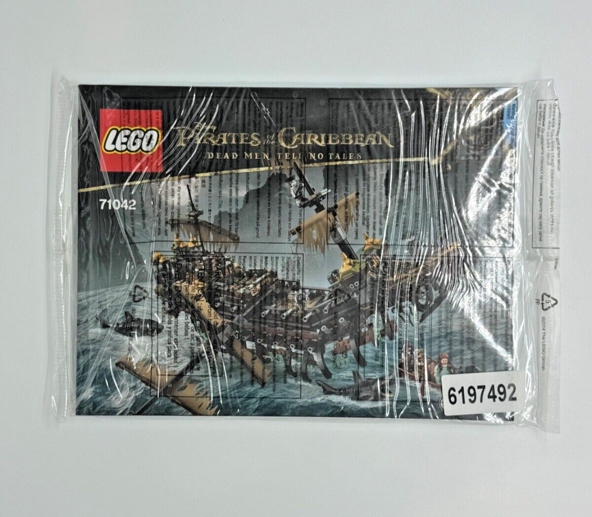 INSTRUCTIONS ONLY - LEGO Pirates of the Caribbean set: Silent Mary (71042)