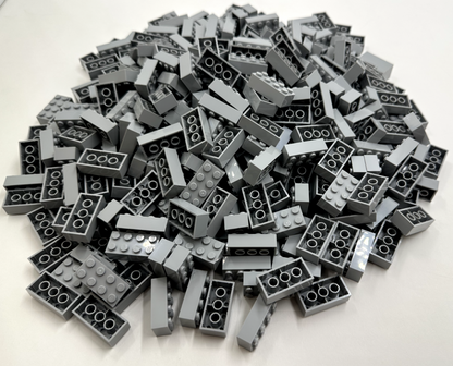 LEGO Pack of 200x New Light Bluish Gray Brick 2 x 4  BULK BRICKS