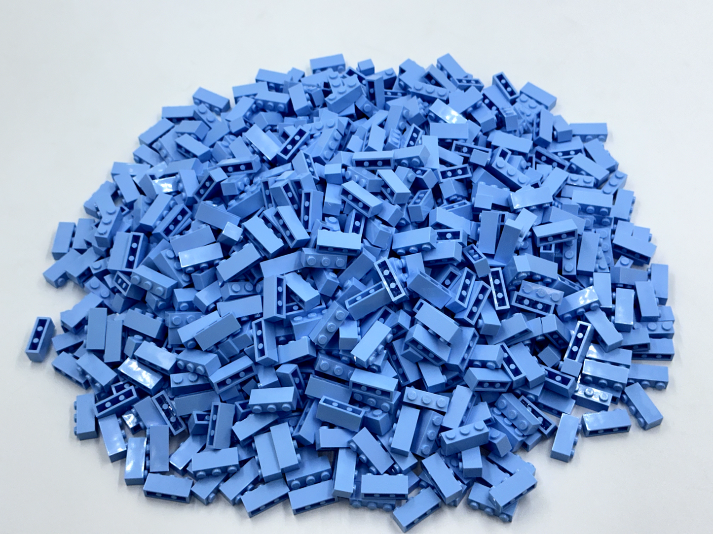 LEGO Pack of 200x New Bright Light Blue Brick 1 x 3 BULK BRICKS