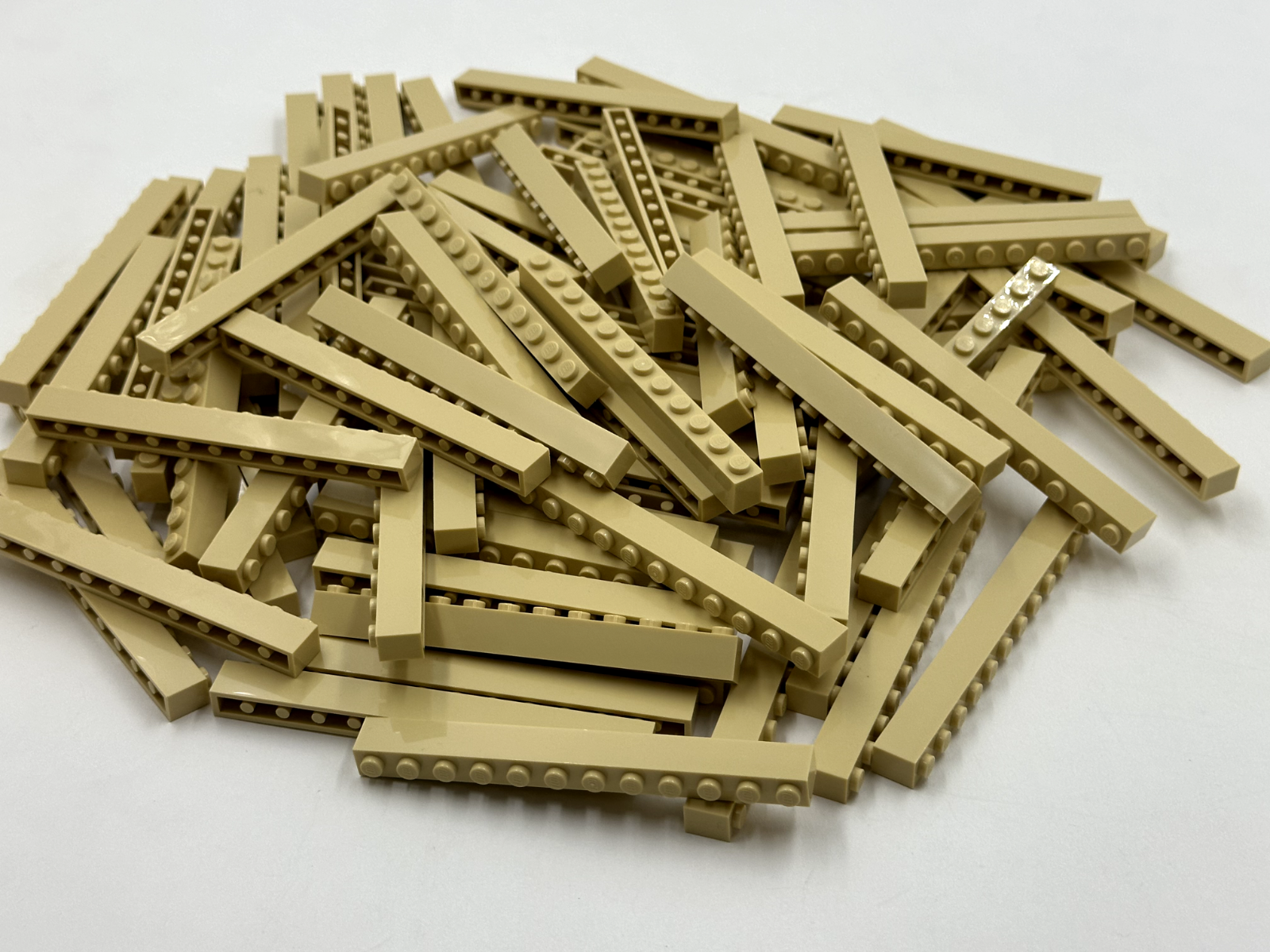 LEGO Pack of 200x New Tan Brick 1 x 12 BULK BRICKS