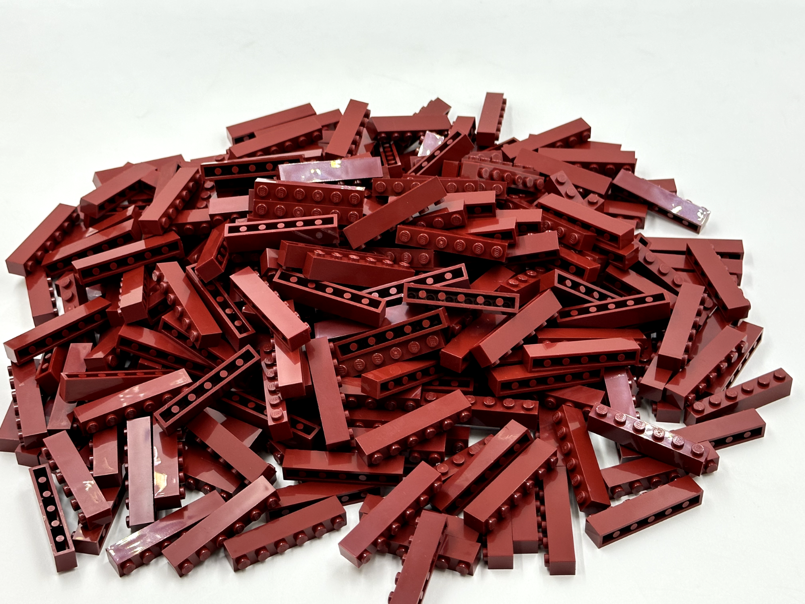 LEGO Pack of 200x New Dark Red Brick 1 x 6 BULK BRICKS