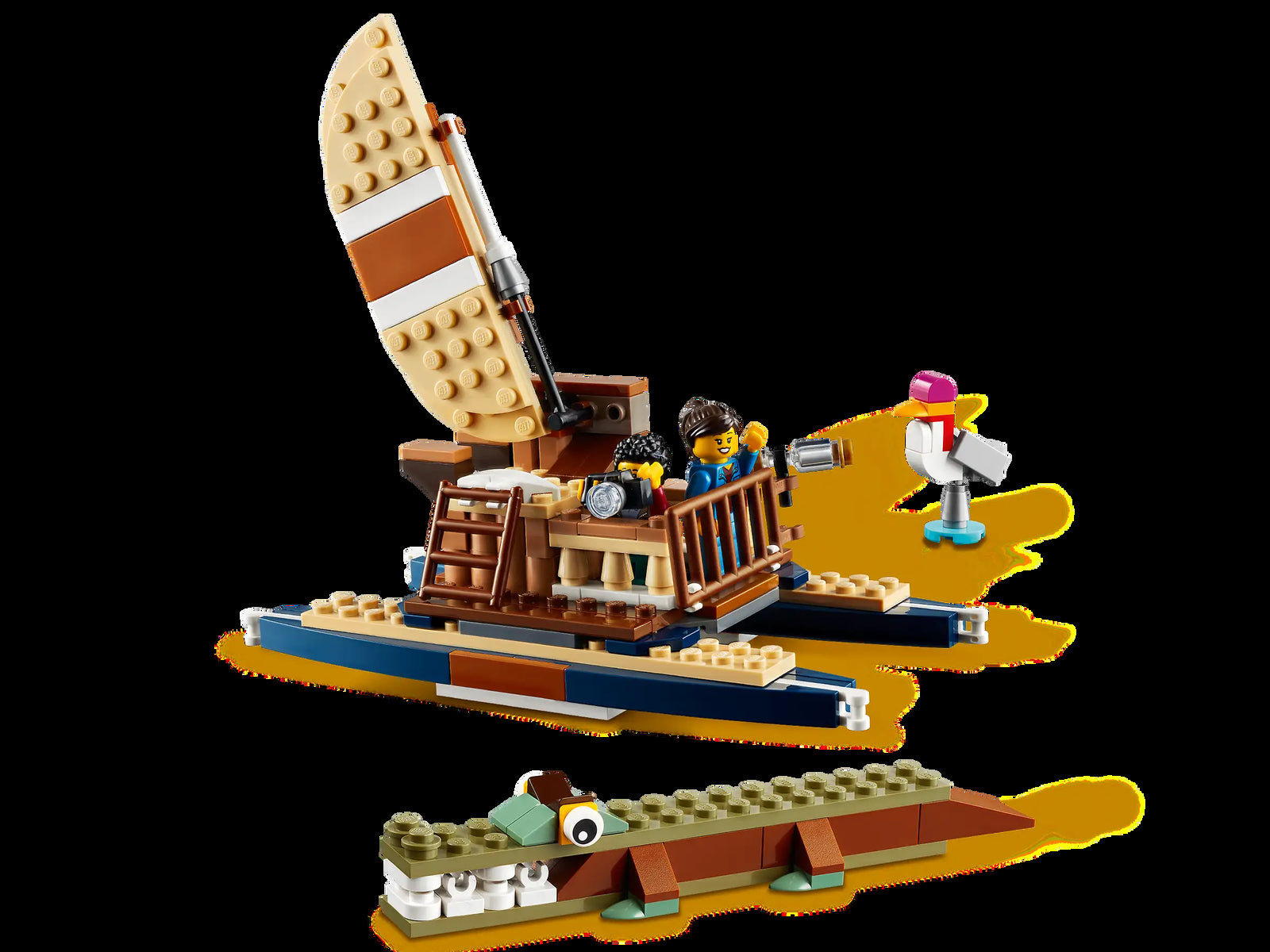 LEGO Creator 3 in 1 Safari Wildlife Tree House 31116 (397 Piece) (Discontinued)