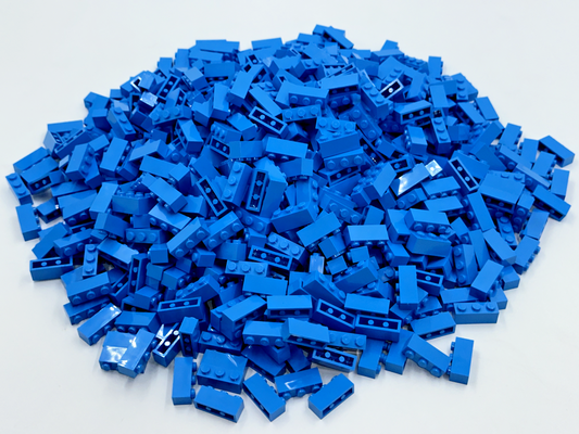 LEGO Pack of 100x New Dark Azure Brick 1 x 3 BULK BRICKS