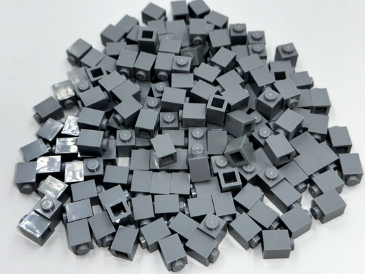 LEGO Pack of 100x New Light Bluish Gray Brick 1 x 1  BULK BRICKS