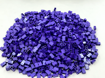 LEGO Pack of 200x New Dark Purple Brick 1 x 2 BULK BRICKS