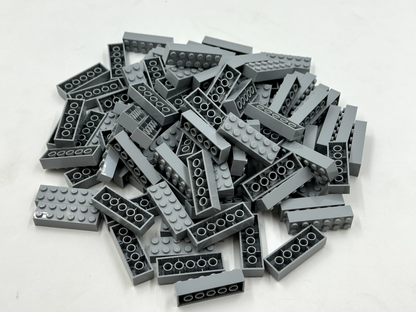 LEGO Pack of 200x New Light Bluish Gray Brick 2 x 6  BULK BRICKS