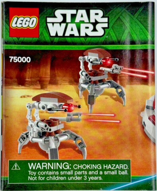 INSTRUCTIONS  ONLY - LEGO Star Wars: Clone Troopers vs. Droidekas (75000)