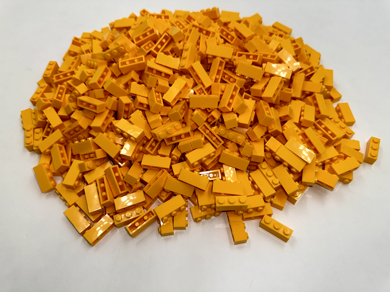 LEGO Pack of 100x New Bright Light Orange Brick 1 x 3 BULK BRICKS