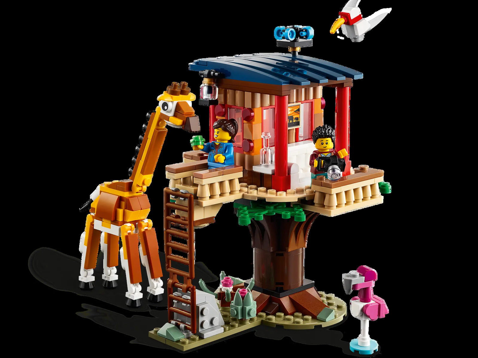 LEGO Creator 3 in 1 Safari Wildlife Tree House 31116 (397 Piece) (Discontinued)