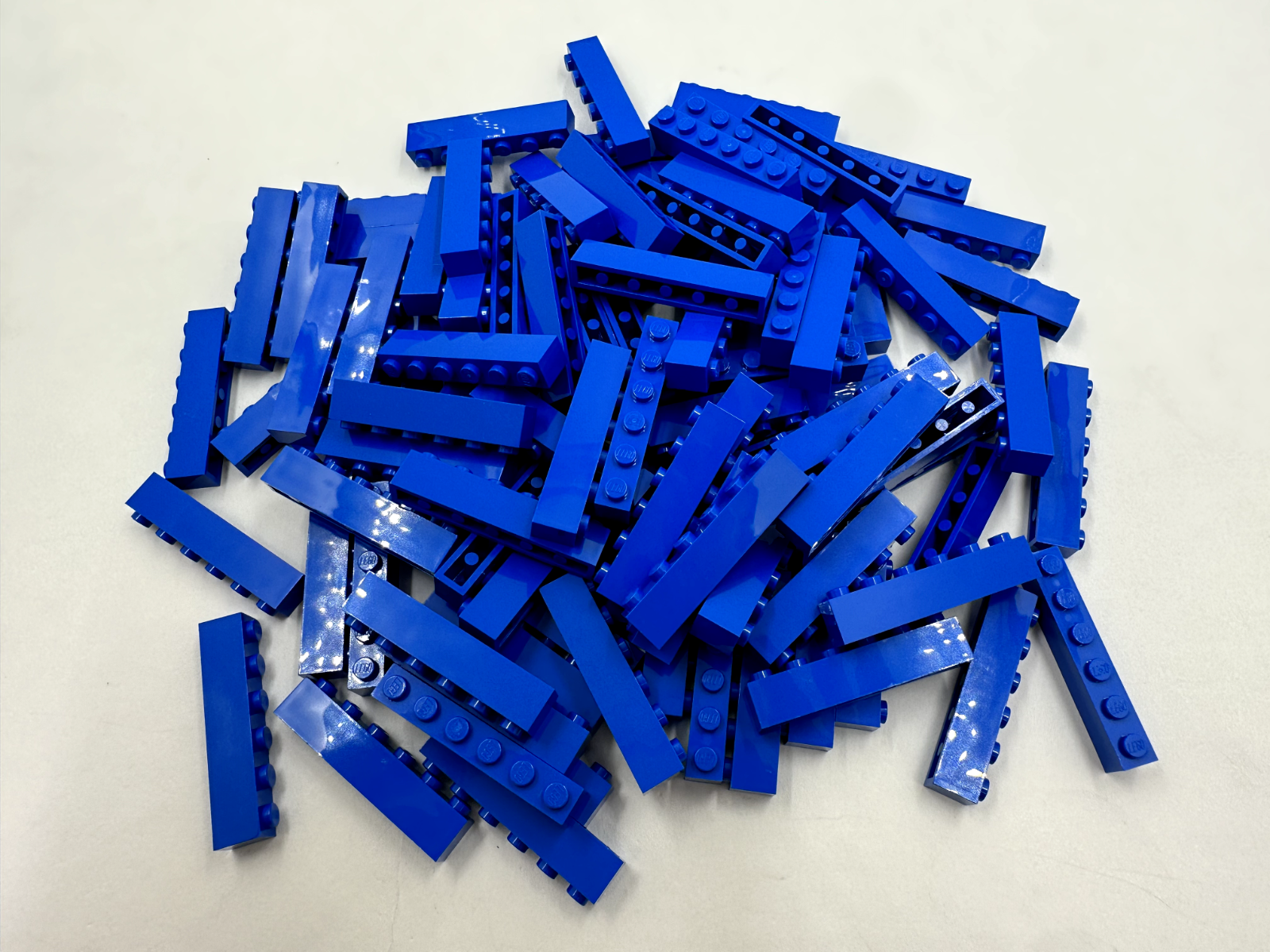 LEGO Pack of 100x New Blue Brick 1 x 6 BULK BRICKS