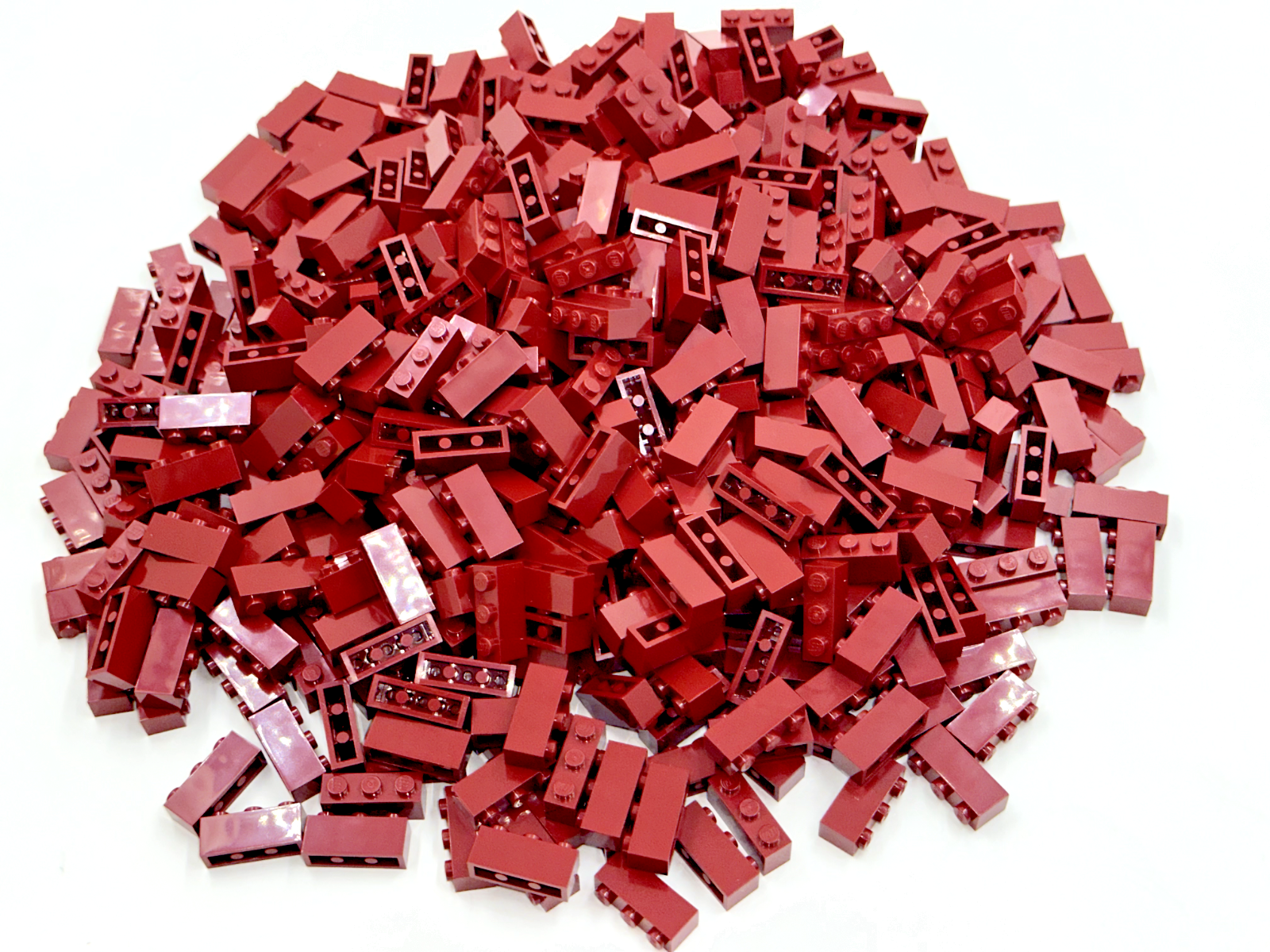 LEGO Pack of 100x New Dark Red Brick 1 x 3 BULK BRICKS
