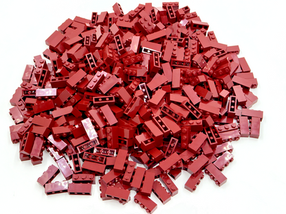LEGO Pack of 100x New Dark Red Brick 1 x 3 BULK BRICKS