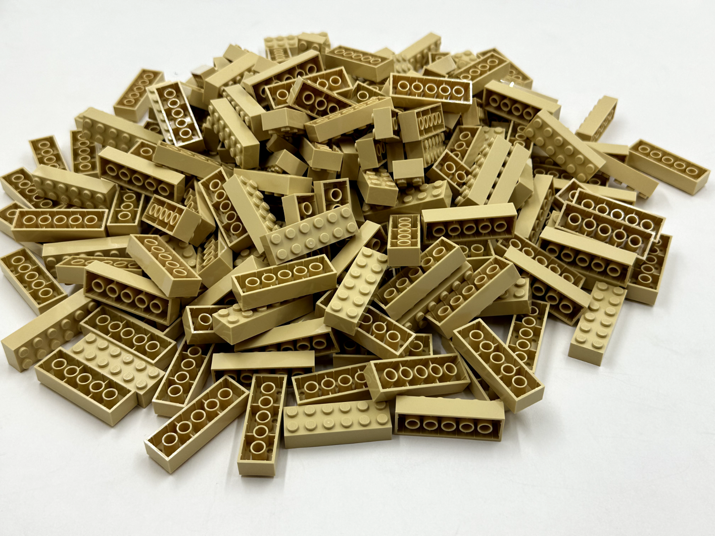 LEGO Pack of 100x New Tan Brick 2 x 6  BULK BRICKS