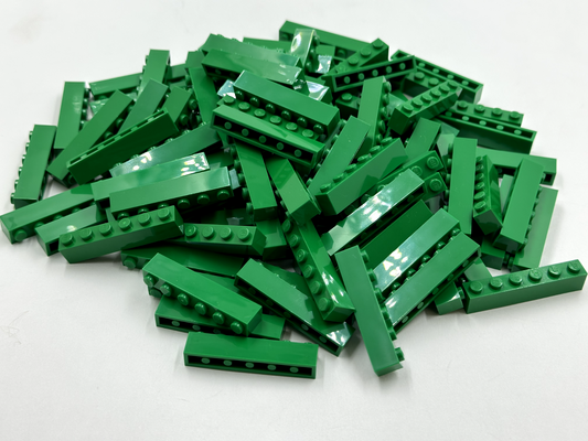LEGO Pack of 200x New Green Brick 1 x 6 BULK BRICKS