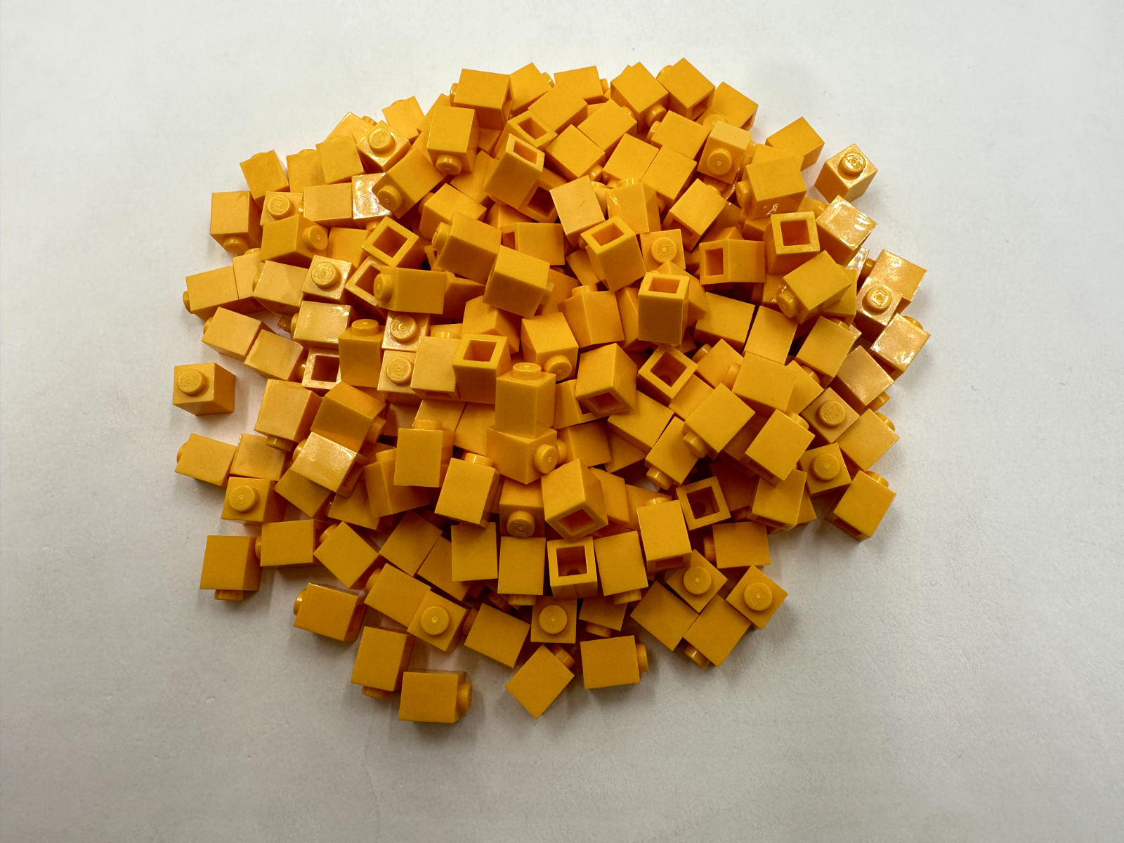 LEGO Pack of 100x New Bright Light Orange Brick 1 x 1  BULK BRICKS